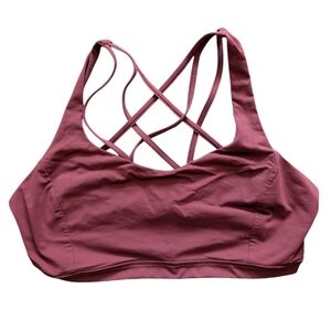 Lululemon Mauve Strappy Sports Bra